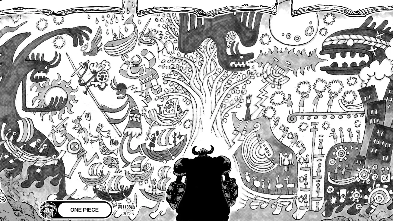 Elbaf mural, Ragnarok foreshadowing, One Piece final arc