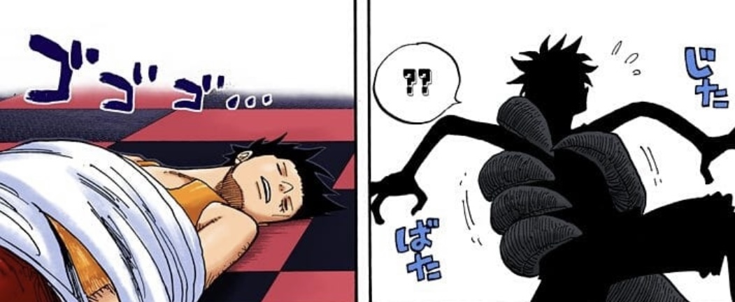 Luffy - shadow - Peter Pan reference