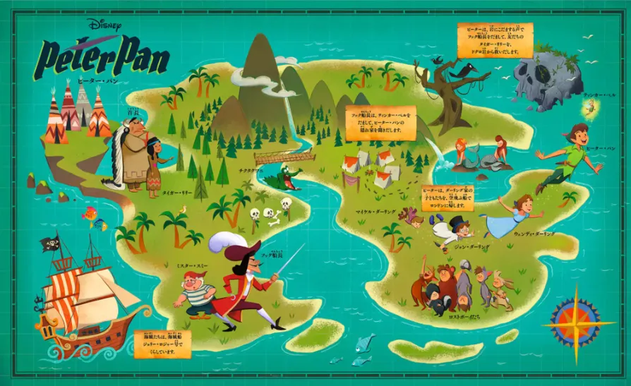 Mappa dell’Isola che Non C’è, Disney+