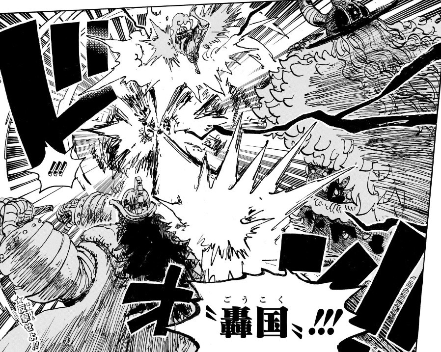 Luffy e os Gigantes combinam seu ataque