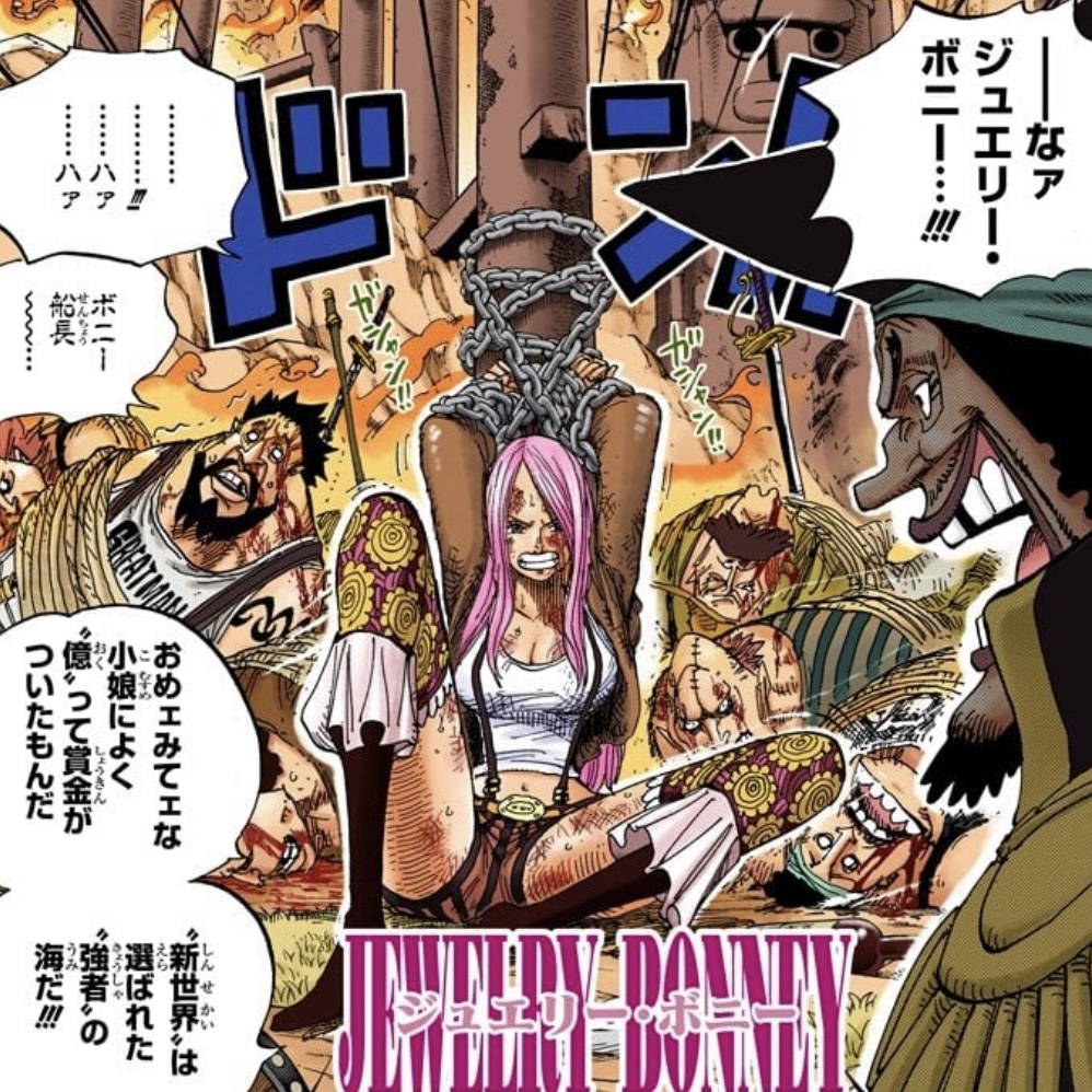 Barba Negra Bonney refém negociação - One Piece