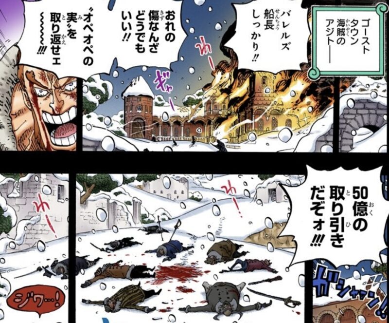 ドレスローザ　バレルズ　ロー　オペオペ