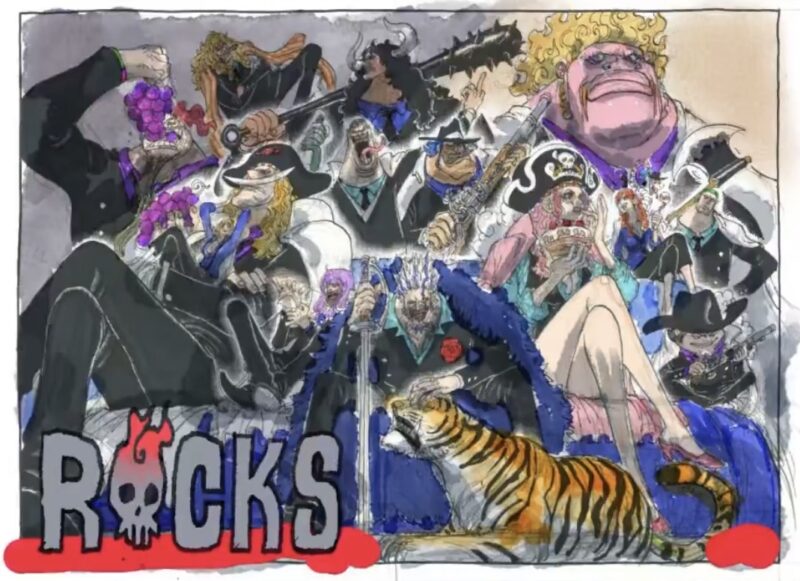 巻頭カラー　ロックス海賊団　制作過程