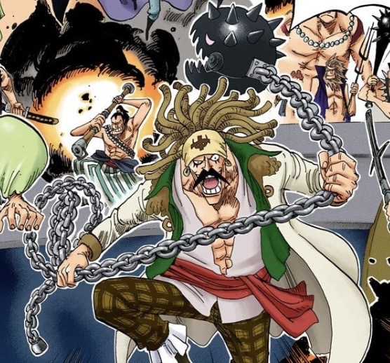 白ひげ　隊長　鉄球　ハンマー　フレイル　もニーニングスター