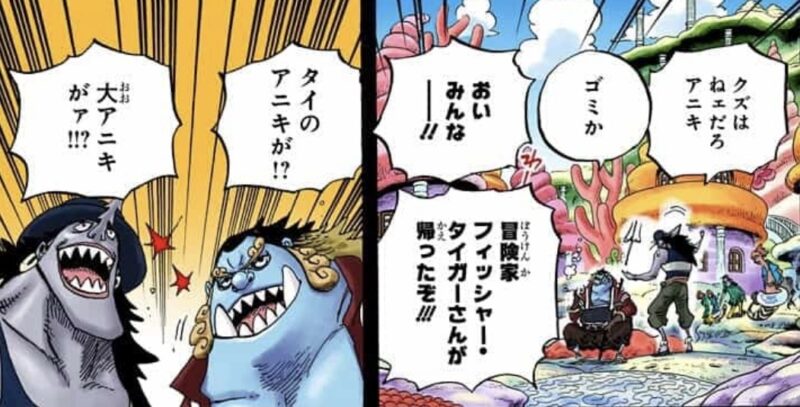ジンベエ アーロン アニキ 魚人島