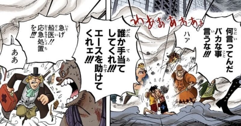 ルフィ　エースの死
