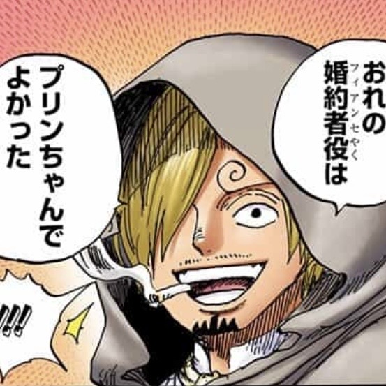 サンジ　タバコ　プリン