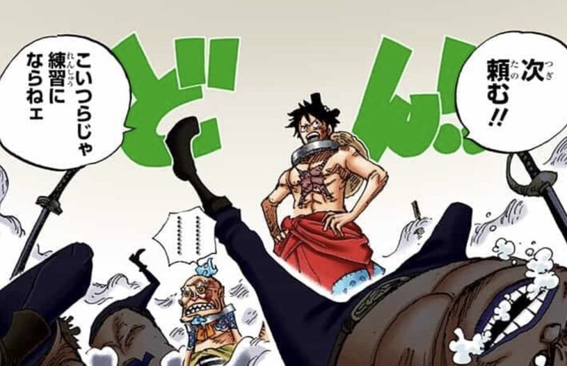 ルフィの練習