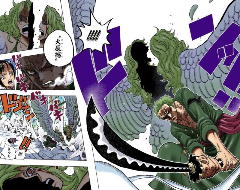 ゾロvsモネ　大震撼
